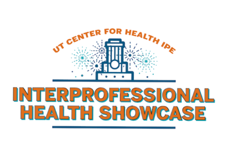 Interprofessional Health Showcase with background of the Tower