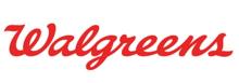 Walgreens written in red cursive 