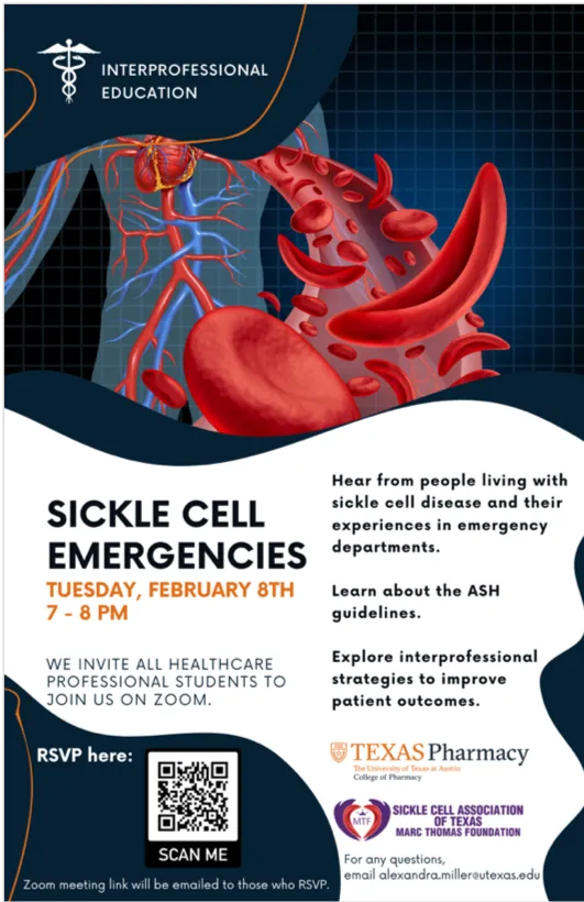 Sickle Cell Emergencies Event Flyer Sickle Cell Emergencies Event Flyer
