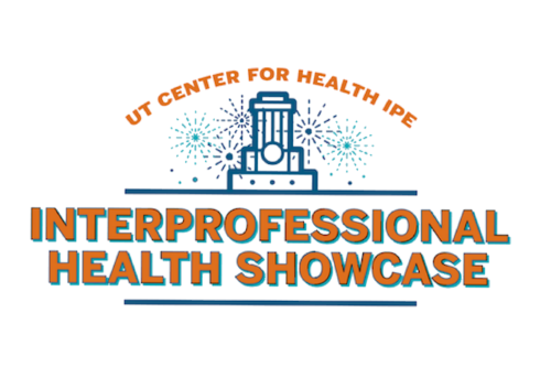 Interprofessional Health Showcase with background of the Tower