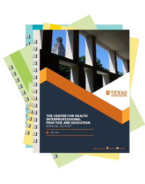 Annual reports stacked