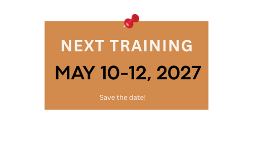 Save the Date Next Training May 10-12, 2027