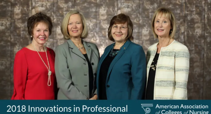 Timmerman, Stuifbergen, AACN leadership photo